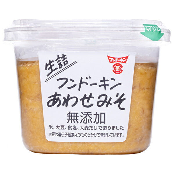 フンドーキン 生詰 あわせみそ 無添加 500g×6個入【日本出荷】