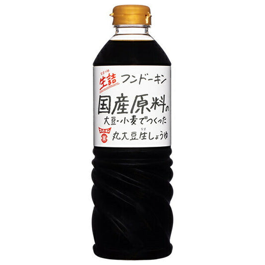 Fundokin Namazuke Soy Sauce Made with Domestically Grown Soybeans and Wheat, 720ml x 12 (6 x 2) Bottles [Ships from Japan] 