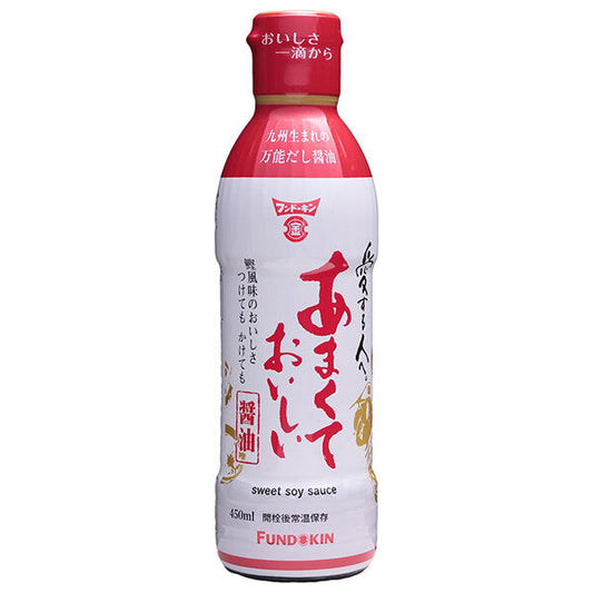 Fundokin sweet and delicious soy sauce 450ml plastic bottles x 12 bottles [shipped in Japan]