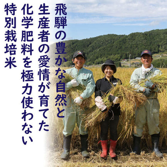 南大阪米穀 【令和7年度産】精米 銀の朏(みかづき) 岐阜県飛騨 特別栽培米 5kg×1袋入【日本出荷】