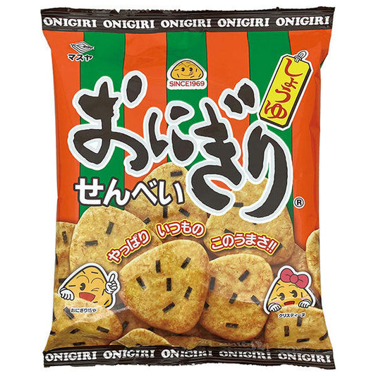 マスヤ おにぎりせんべい 96g×12袋入【日本出荷】