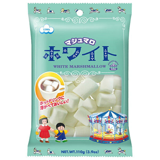 Eiwa White Marshmallow 110g x 12 bags [shipped in Japan]