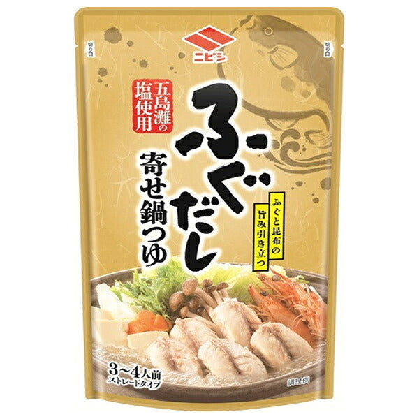 Nibishi Soy Sauce Fukudashi Yosenabe Hot Pot Soup Base 720g x 10 Bags [Ships from Japan]