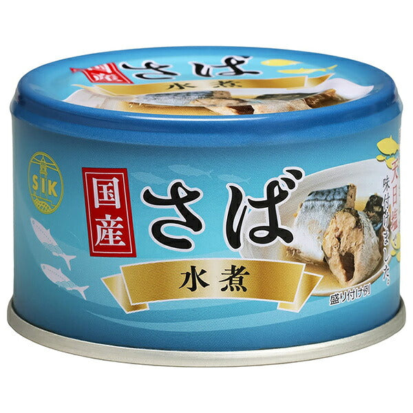 Shinada Canned Domestic Boiled Mackerel 150g can x 24 pieces [shipped in Japan]