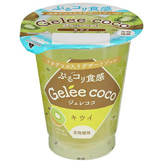 和歌山産業 ジュレココ キウイ 160g×12個入【日本出荷】
