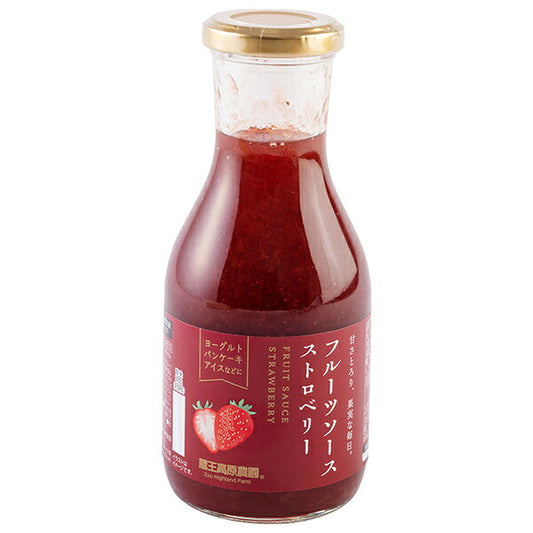 和歌山産業 フルーツソース ストロベリー 320g×6本入【日本出荷】