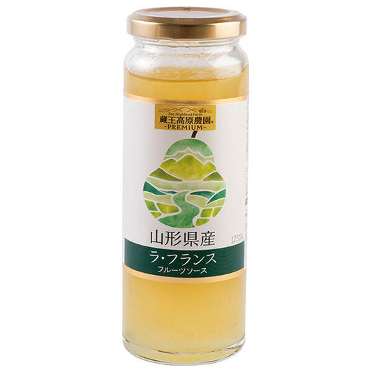 Wakayama Sangyo Zao Kogen Farm PREMIUM Yamagata Prefecture La France Fruit Sauce 215g x 12 pieces [Shipped in Japan]