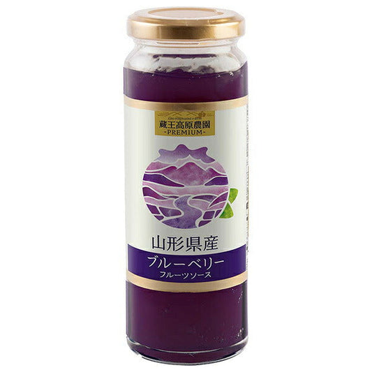 Wakayama Sangyo Yamagata Prefecture Blueberry Fruit Sauce 210g x 12 pieces [Shipped in Japan]