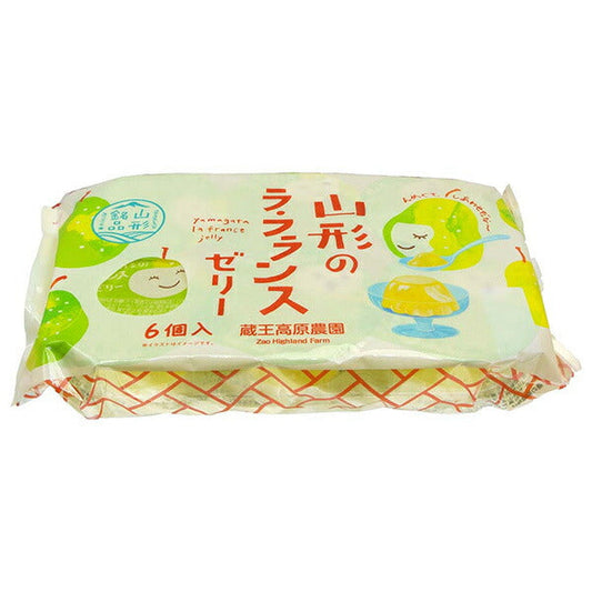 Wakayama Sangyo Yamagata Specialty Yamagata La French Jelly 6 pieces (68g x 6) x 12 bags [Shipped in Japan]