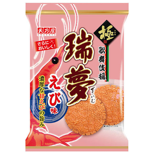 Amanoya Kabukiage Mizumu Shrimp flavor 6 pieces x 12 bags [shipped in Japan]