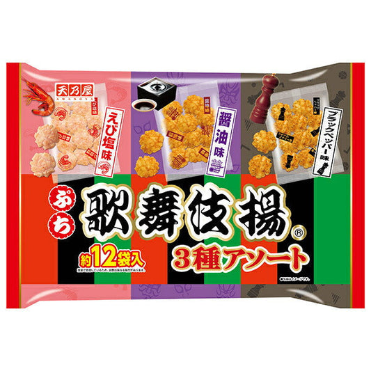 Amanoya Petit Kabukiage Assortment 144g x 12 bags [Shipped in Japan]