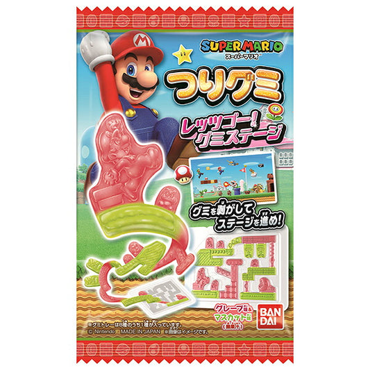 バンダイ つりグミ スーパーマリオ レッツゴー! グミステージ 14g×10袋入【日本出荷】