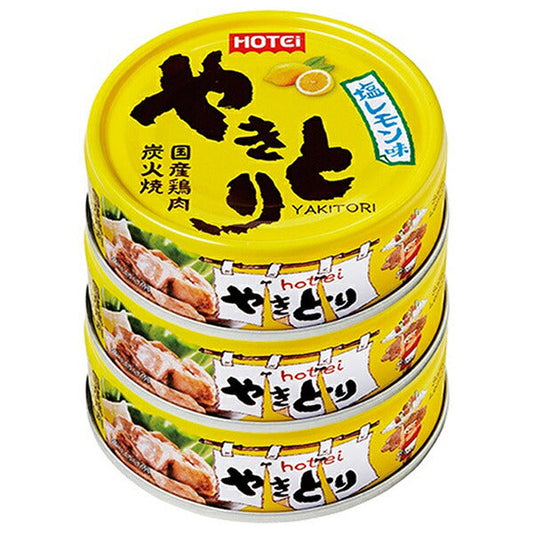 ホテイフーズ やきとり 塩レモン味 (70g×3缶)×12個入【日本出荷】