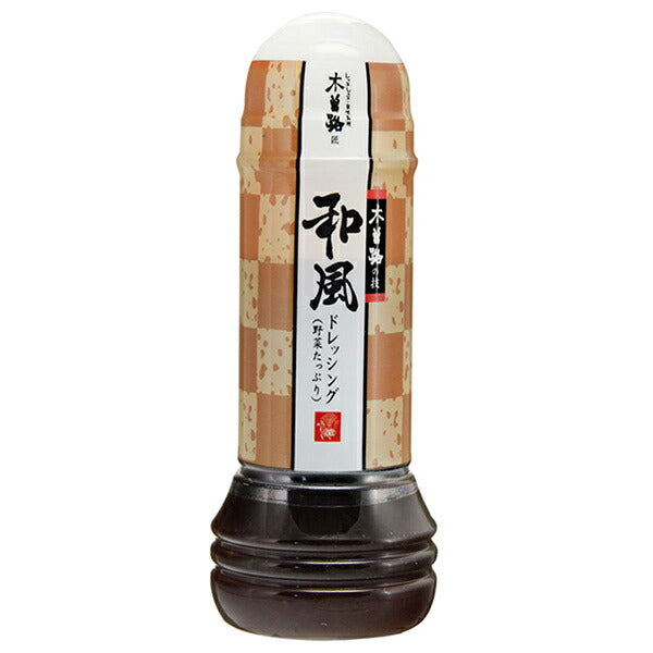 Kisoji Japanese-Style Vegetable-Rich Dressing, 200 ml PET Bottles x 12 [Ships from Japan]