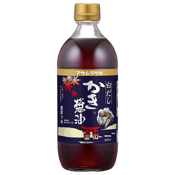 Asamurasaki White Oyster Soy Sauce, 600ml x 12 Bottles [Ships from Japan] 