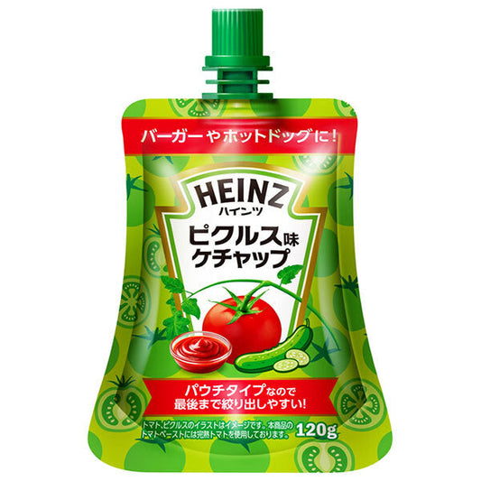 Heinz Heinz Pickle Flavor Ketchup Pouch Type 120g x 40 (20 x 2) pieces [Shipped in Japan]