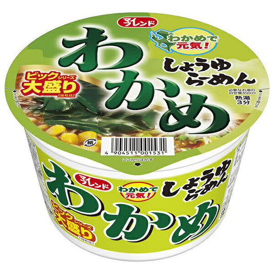 Daikoku Foods Industry My Friend Big Wakame Soy Sauce Ramen 100g x 12 pieces [Shipped in Japan]