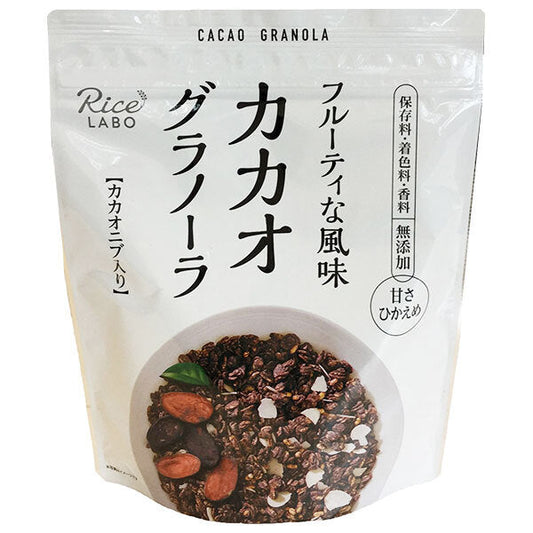 Happy rice grain cacao granola 200g x 15 bags [shipped in Japan]
