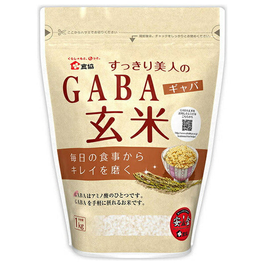 Shokukyo Refreshingly Beautiful GABA Brown Rice 1kg x 10 pieces [Shipped in Japan]