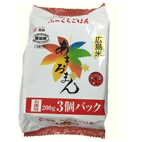 食協 無菌包装米飯 広島米 あきろまん (200g×3p)×8個入【日本出荷】