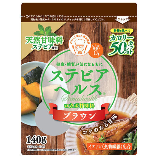 Nippon Ricos Stevia Health Brown 140g bag x 6 bags [shipped in Japan]