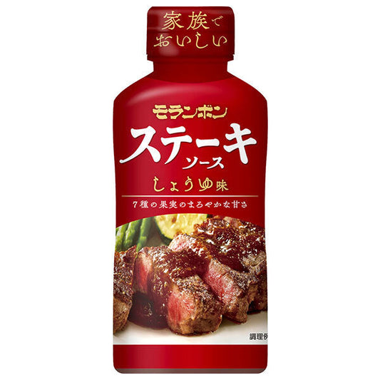 モランボン ステーキソース しょうゆ味 225g×10本入【日本出荷】