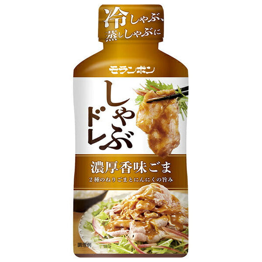 モランボン しゃぶドレ 濃厚香味ごま 225g×10本入【日本出荷】