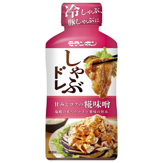 モランボン しゃぶドレ 甘みとコクの糀味噌 225g×10本入【日本出荷】
