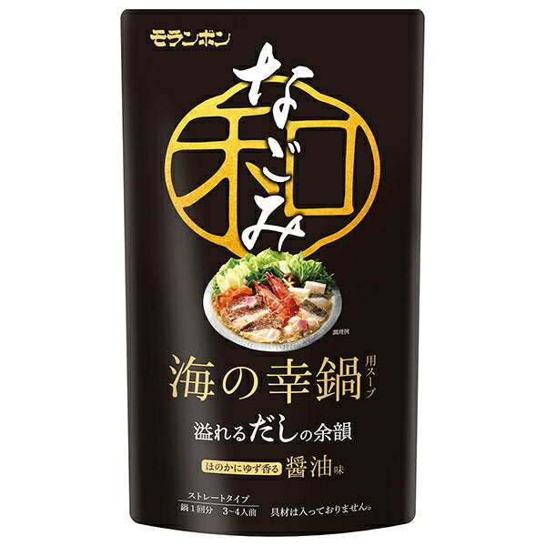 モランボン 海の幸鍋用スープ なごみ 750g×10袋入【日本出荷】