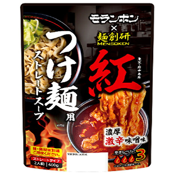 Moranbong Men Soken Beni Straight Tsukemen Soup 400g x 10 Bags [Ships from Japan]