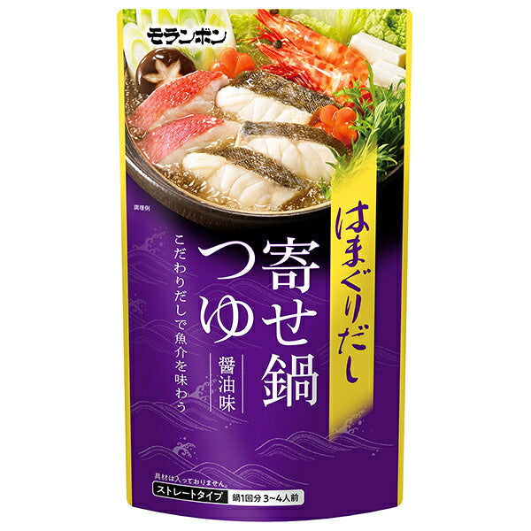 Moranbon Clam Dashi Yosenabe Tsuyu Soy Sauce Flavor 750g x 10 bags [Shipped in Japan]