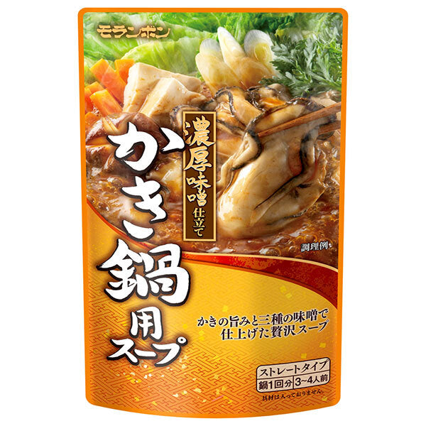 Moranbong Rich Miso Oyster Hot Pot Soup Base 750g x 10 Bags [Ships from Japan]