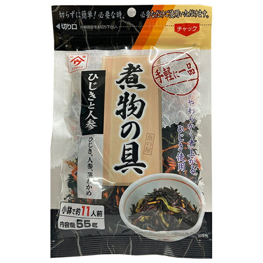魚の屋 煮物の具 ひじきと人参 55g袋×20袋入【日本出荷】