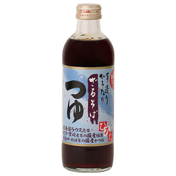 手造りひろた食品 手造りひろたのそばつゆ 300ml瓶×15本入【日本出荷】
