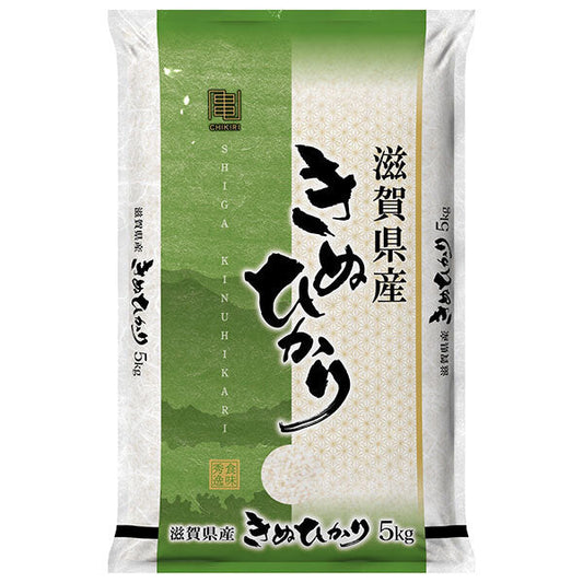 Chikiri [Produced in 2020] Kinuhikari from Shiga Prefecture 5kg x 1 bag [Shipped in Japan]