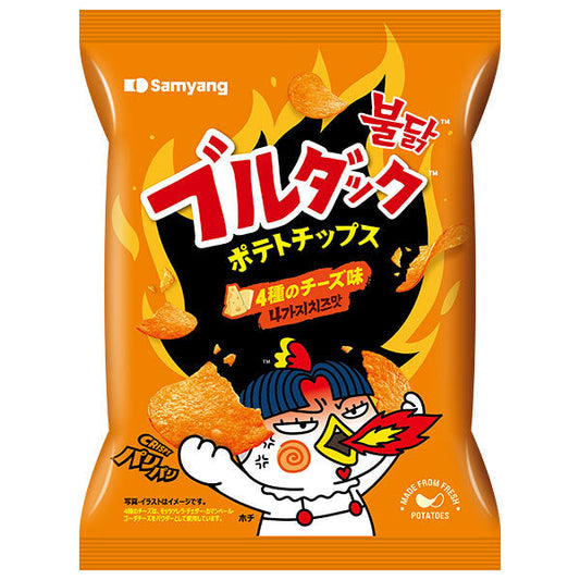 三養ジャパン ブルダック ポテトチップス 4種のチーズ味 55g×20個入【日本出荷】
