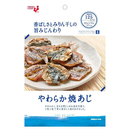 井上食品 umi no sachi やわらか焼あじ 40g×10袋入【日本出荷】