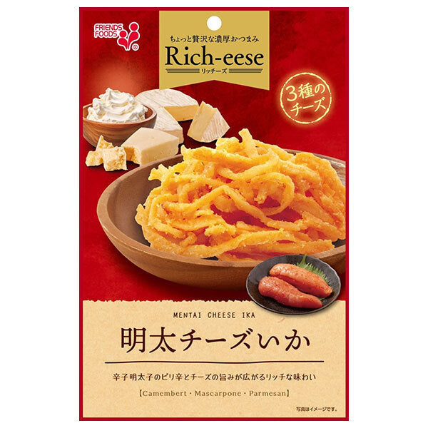 井上食品 Rich-eese(リッチーズ) 明太チーズいか 34g×10袋入【日本出荷】