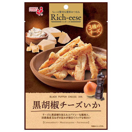 Inoue Foods Inoue Foods Rich-eese Black Pepper Cheese Squid 45g x 10 bags [Shipped in Japan]