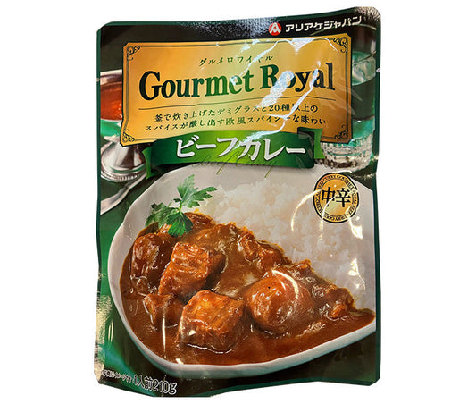 Ariake Japan Gourmet Royal Beef Curry, 210g x 50 packs [Ships from Japan] 