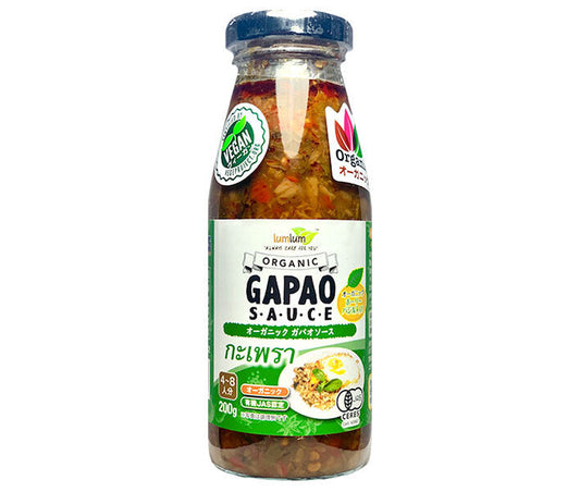 Nishiki Lumber Organic Gapao Sauce, 200g Bottles x 12 [Ships from Japan] 