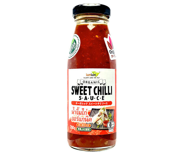 Nishiki Lumber Organic Sweet Chili Sauce, 200g Bottles x 12 [Ships from Japan] 