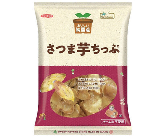 North Colors Purely Domestic Sweet Potato Chips 115g x 16 bags [Shipped in Japan]
