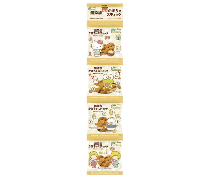 North Colors Pure Japanese Additive-Free Pumpkin Sticks (4 sticks) 15g x 4 x 12 bags [Ships from Japan] 
