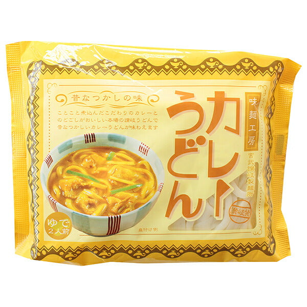 Miyatake Sanuki Noodle Shop Sanuki Curry Udon (197g x 2 servings) x 12 pieces [Shipped in Japan]
