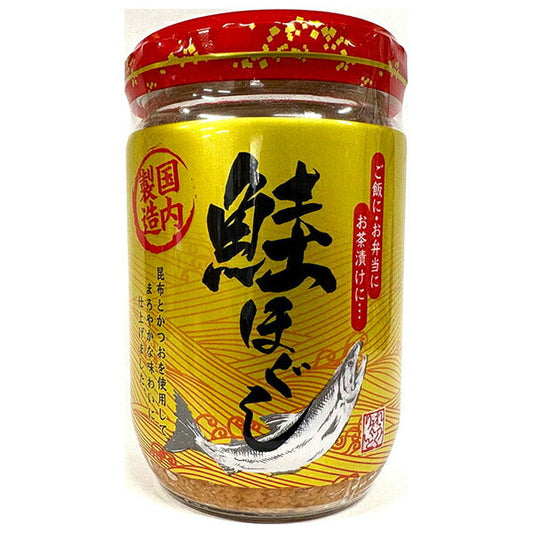 Maruwa Foods Domestically Produced Salmon Flakes, 130g Bottle x 12 [Ships from Japan] 
