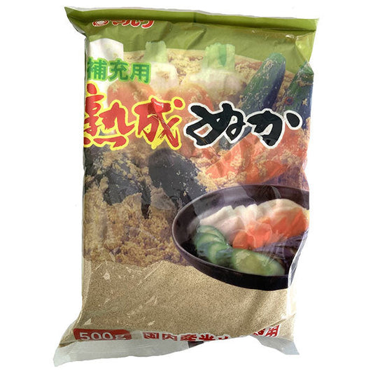 Maruwa Foods Low-Pesticide Matured Supplement Rice Bran 500g x 10 Bags [Ships from Japan] 