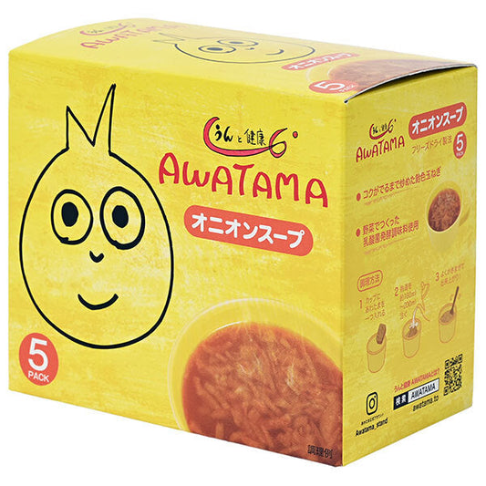 Cosmos Foods AWATAMA Onion Soup 5 servings 54.5g x 4 pieces [Shipped in Japan]