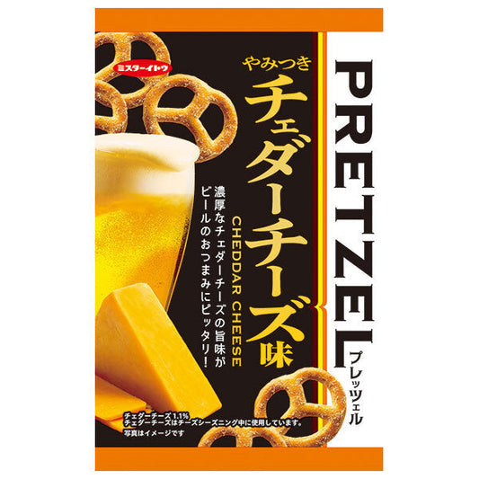 Ito Seika Pretzel Addictive Cheddar Cheese Flavor 40g x 12 bags [Shipped in Japan]