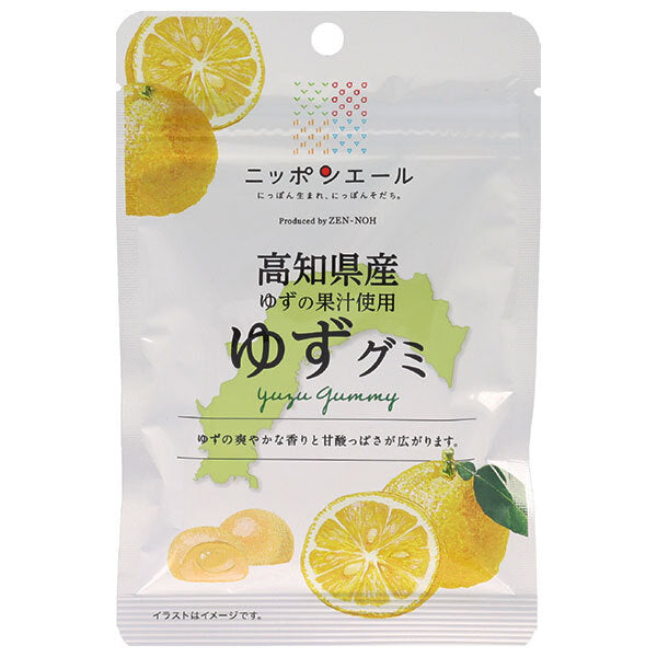 JA全農 ニッポンエール 高知県産ゆず グミ 40g×10袋入【日本出荷】